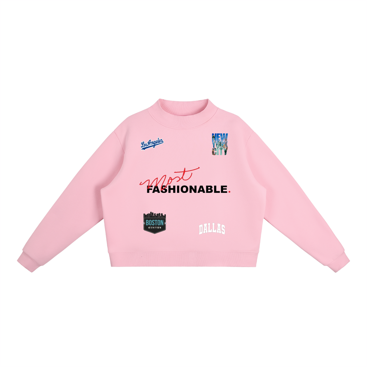 Most Fashionable Lit Cities Sweatshirt.