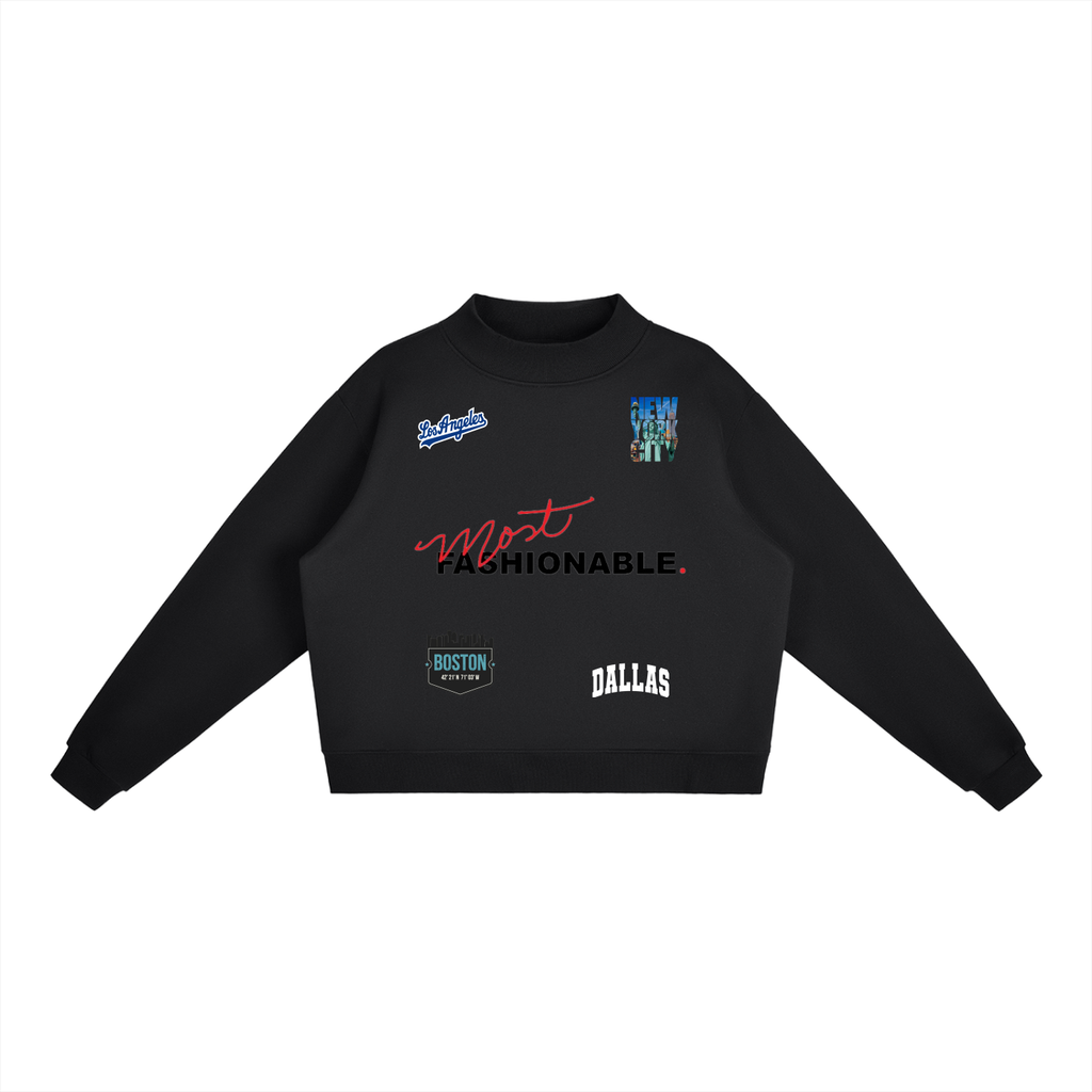 Most Fashionable Lit Cities Sweatshirt.