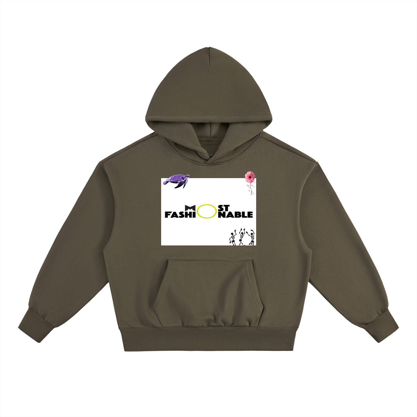 Most Fashionable Heavyweight Fleece Hoodie.