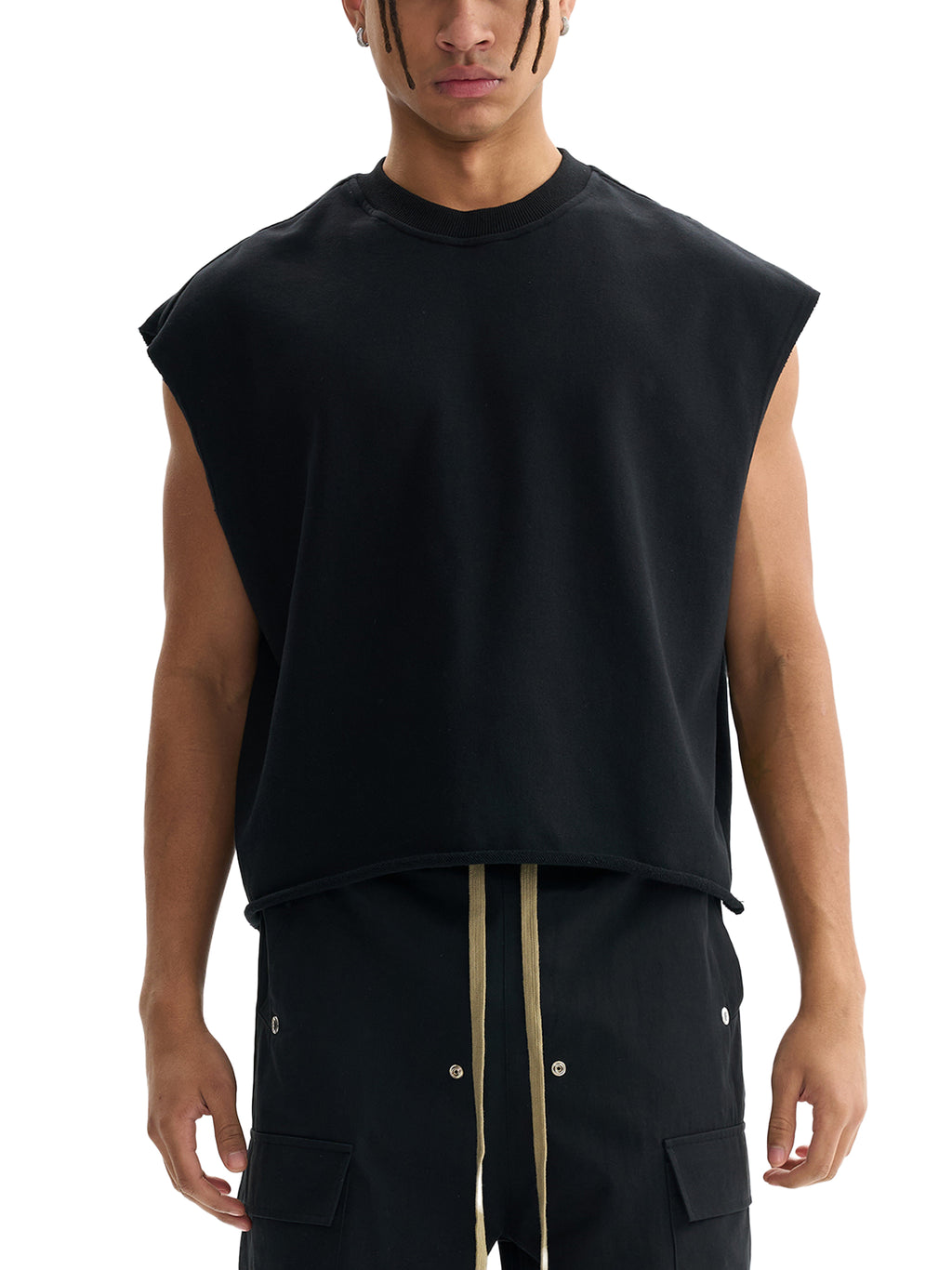 Ali’s French Terry Boxer Tank Top.